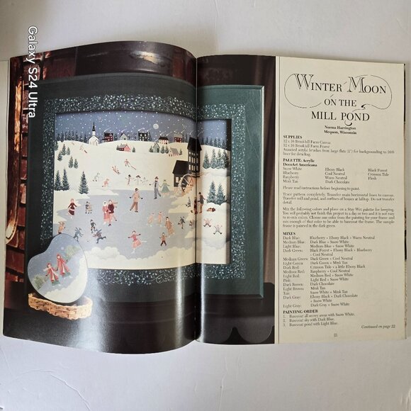 Celebrate The Seasons Decorative Painting Book Winter Spring Summer Fall 1996 Ed - Picture 4 of 16